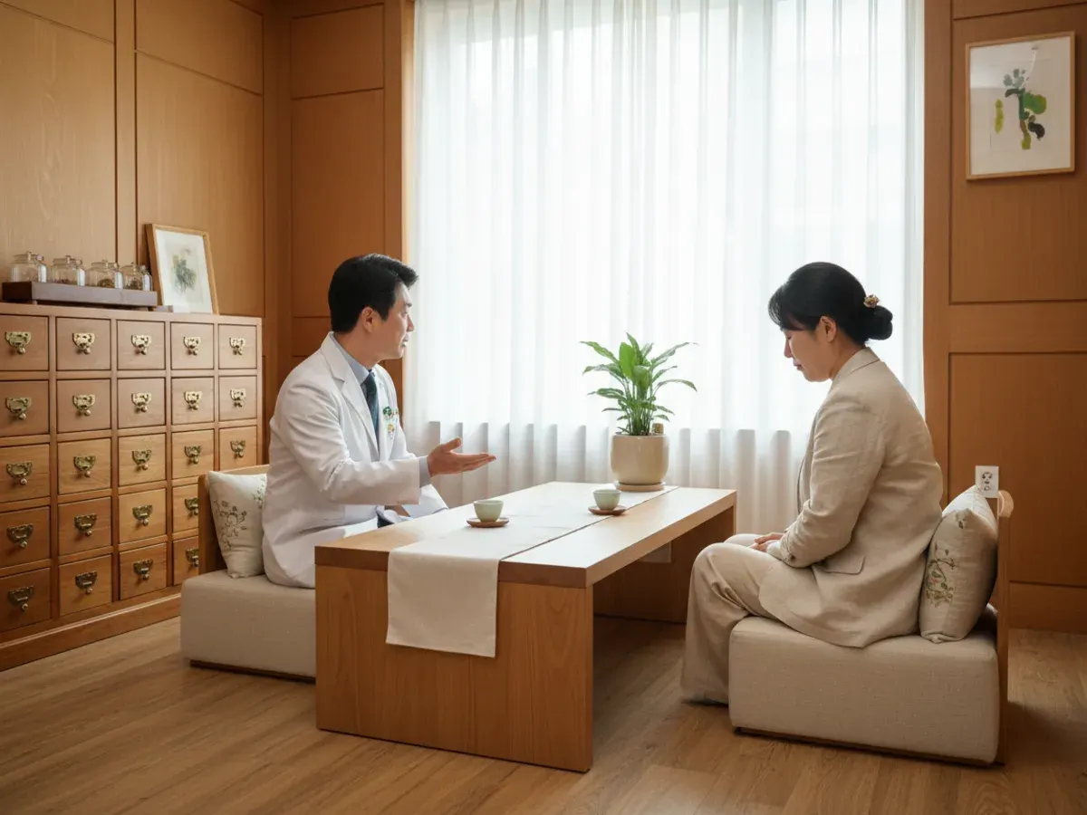 수인당 한의원 상담 공간